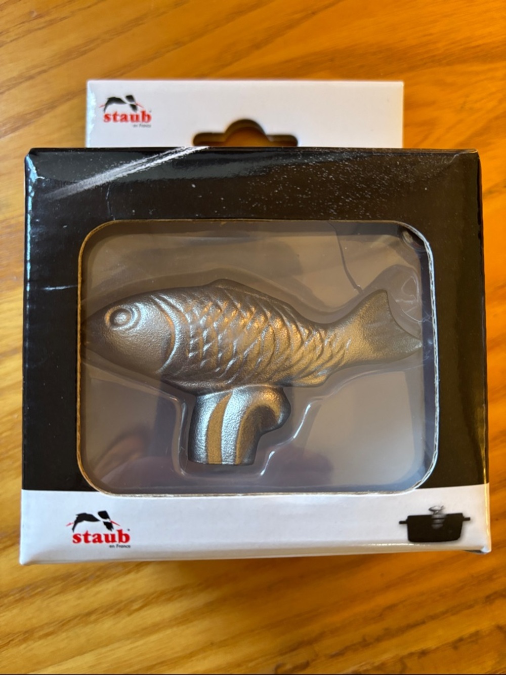 Staub Fish Lid Knob, Cast Iron